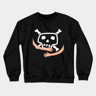 Hugging Me Can Be Dangerous Crewneck Sweatshirt